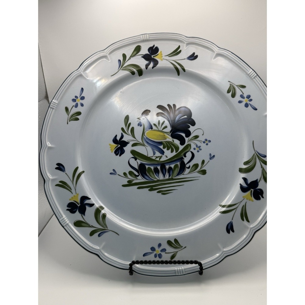 Nikko French Country Collection‎ Normandie Platter 13" Blue Japan